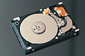 Open hard disc drive