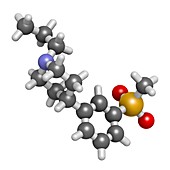 Pridopidine molecule, illustration