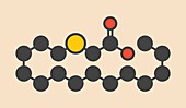 Synthetic fatty acid molecule, illustration