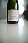 Label of the 'Substance' champagne bottle by winemaker Anselme Selosse in Avize, France