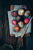 Variety beetroots