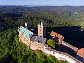 View of the Wartburg castle in Thuringia, Germany