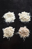 Wheat flour sifted to various degrees of refinement