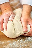 Kneading - an important step when making dough