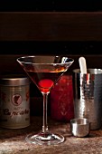 Bourbon Black Forest Martini Cocktail