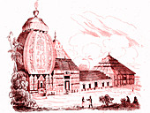 Jagannath Temple, India, 19th Century illustration