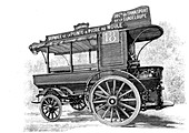19th Century steam carriage, illustration
