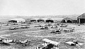 American airfield in France, between 1918 and 1928