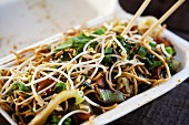 Fried noodles with vegetables (Asia)