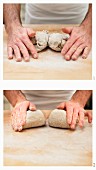 'Vinschgauer' rye bread rolls (South Tyrol)
