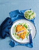 Crumbed Pork Chops with Apple Salad