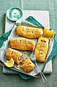 Salmon and Vegetable Pasties