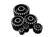 Black gears