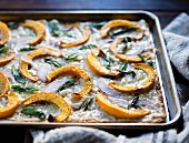 Pumpkin sage flatbread (gluten-free)