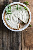 Lemon tart with Greek yoghurt