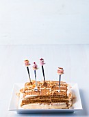 A biscuit cake for a children's party