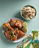 Marinated chicken with fruity couscous