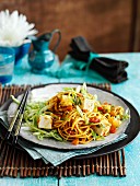 Mie goreng (an Indonesian noodle dish)