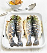 Seabass with dill