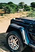 A safari in Africa with the Mercedes-Maybach G 650, an SUV by Mercedes
