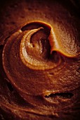 Homemade salted caramel (extreme close-up)