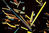 Zeolite, polarised light micrograph