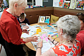 Dementia art therapy group