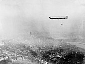 Airship over London, UK