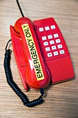 Hospital emergency telephone