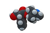 Atropine drug molecule