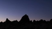 Dusk-to-night time-lapse, Alabama Hills, California, USA