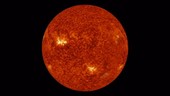 Helium wavelength of the Sun, SDO footage