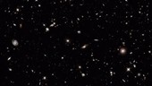 Hubble Ultra Deep Field combined with ALMA images