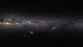 Milky Way to M78 nebula, image zoom