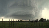 Supercell thunderstorm, Texas, USA, time-lapse footage
