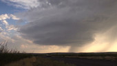 Supercell thunderstorm, New Mexico, USA, time-lapse footage