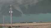 Tornado formation, Kansas, USA, time-lapse footage