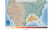 US tornado seasonal probabilities, animation