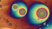 Soap film colours, microscopy