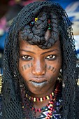Wodaabe woman at Guerewol in Chad