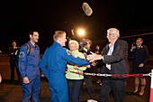 Tim Peake at Cologne after landing, June 2016