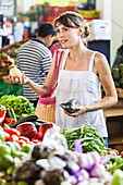 Woman at market