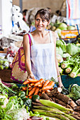 Woman at market