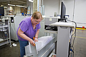 Braille book production