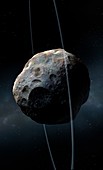 Artwork of Asteroid Chariklo