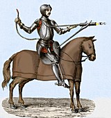 Cavalryman with hand cannon
