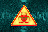 Biohazard sign, illustration