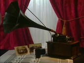 Edison phonograph playing music