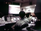 Apollo 13 mission control, awaiting splashdown