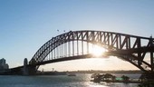 Sydney Harbour Bridge and Opera House, timelapse